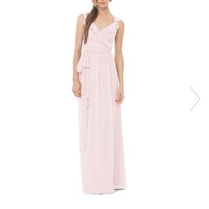 NWT Ceremony by Joanna August Lacey Tiny Dancer S Blush Bridesmaid Formal Dress